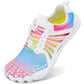 Scurtain Unisex Water Shoes Quick Dry Colourful Bare Foot Trainers Size 8