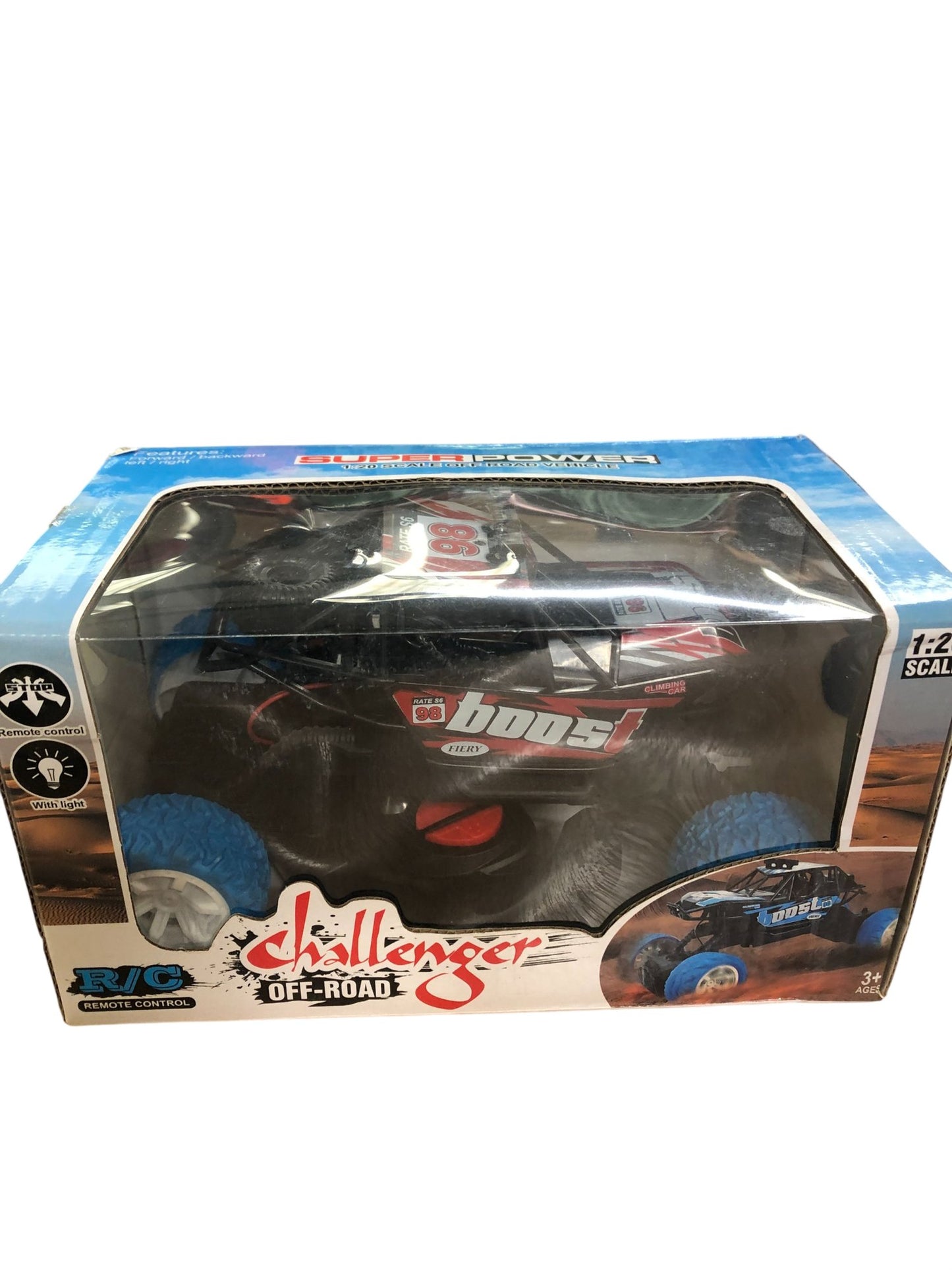 Remote Control Boost Climbing Car 98 with Controller and Batteries New