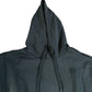 Crop Hoodie Women Green Cotton Blend Pullover Casual Wear UK14