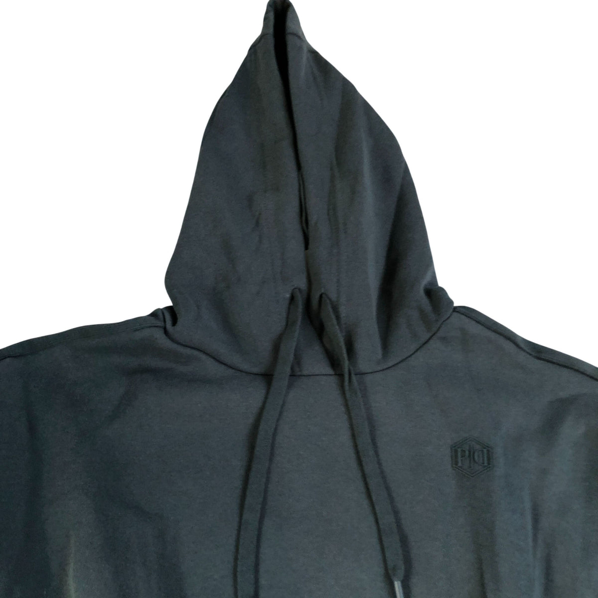 Crop Hoodie Women Green Cotton Blend Pullover Casual Wear UK14