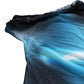 River Island Blue Ombre Asymmetric Drape Mesh Midi Dress - Size Small