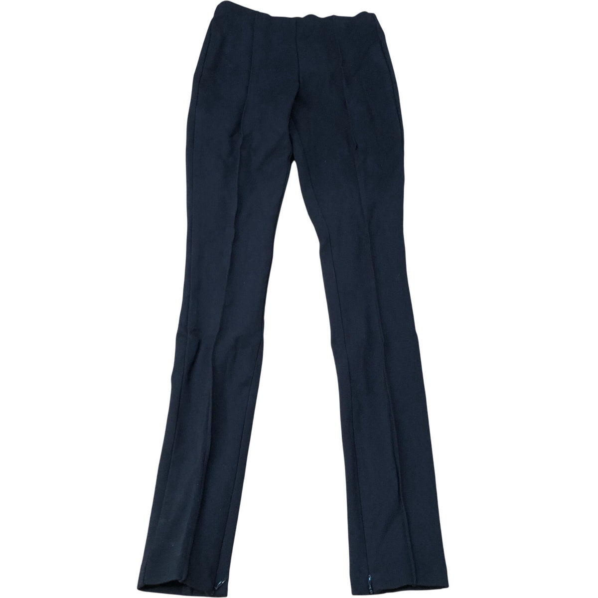 River Island Slim Fit Black Trousers Ankle Zips