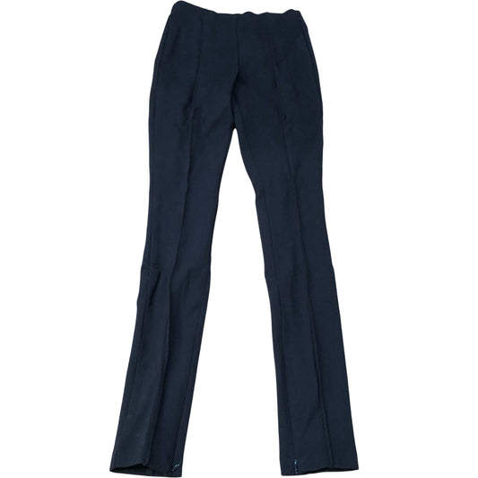 River Island Slim Fit Black Trousers Ankle Zips