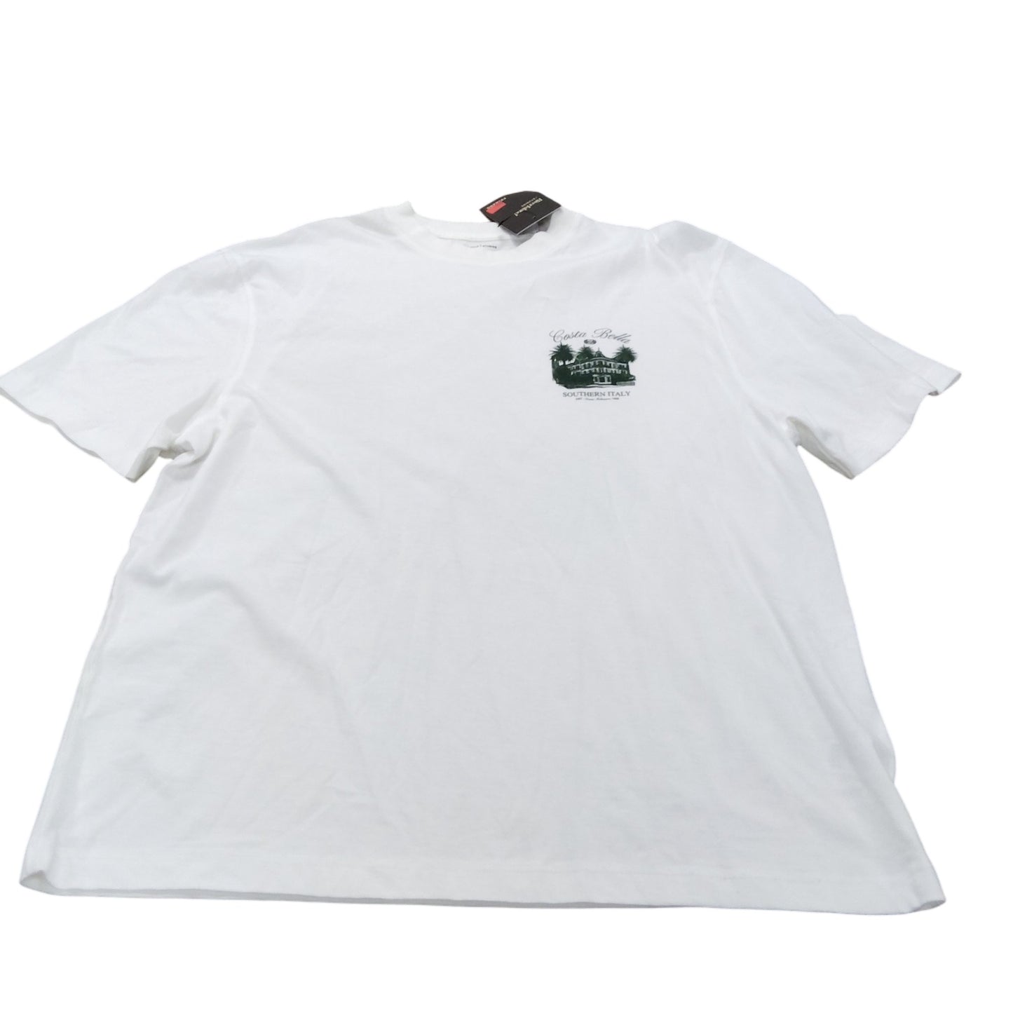 River Island Costa Bella Southern Italy T-Shirt XL Men's Graphic Print Tee