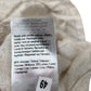 River Island Linen Blend Button Up Shirt Women's Short Sleeve Cream Casual Top L