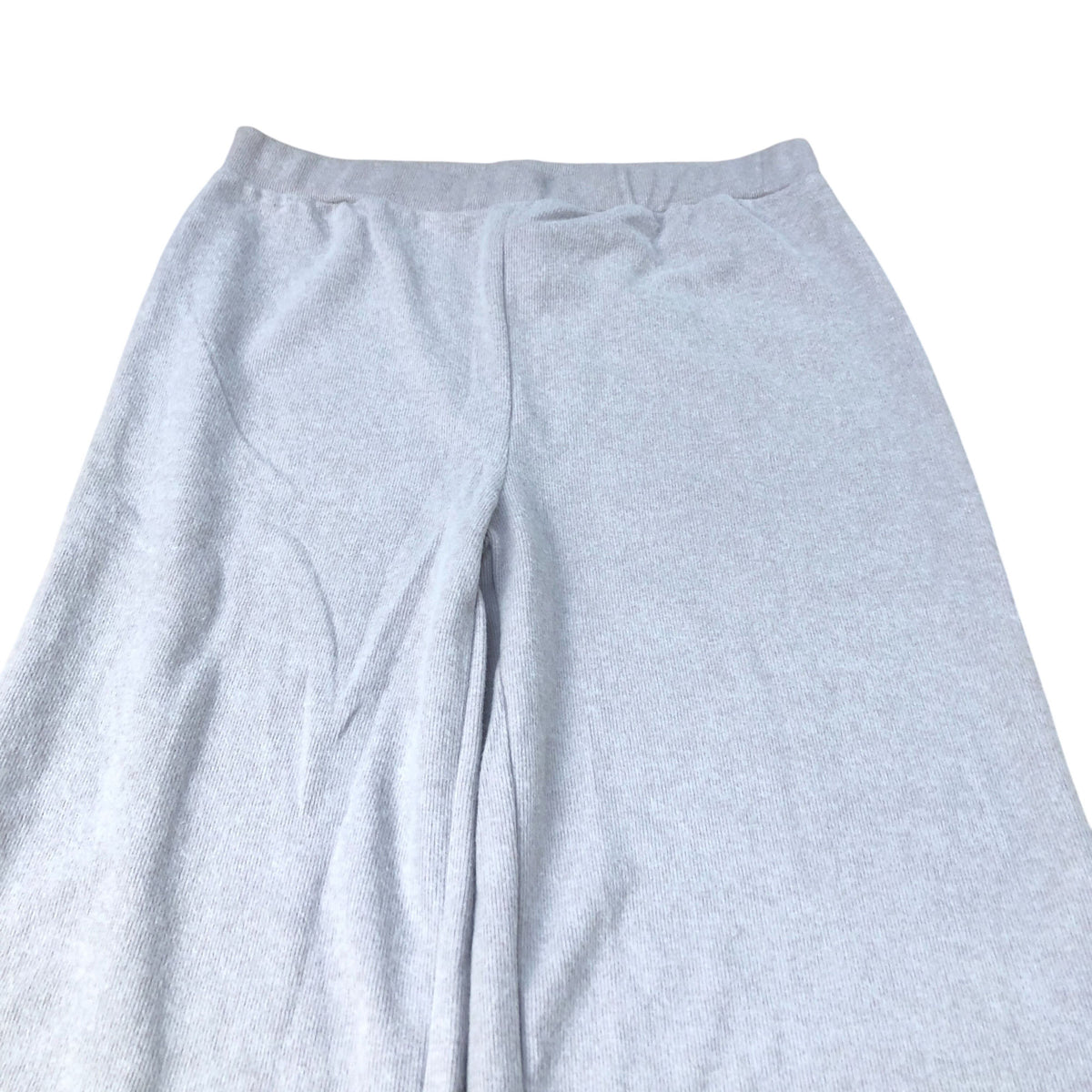 Wide Leg Lounge Trousers Women's Grey Soft Polyester Cotton