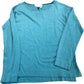 Women's Sweater Size 8 Medium Long Sleeve Green Cotton Blend