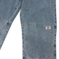 DICKIES 32X32 Men's Blue Denim Straight Leg Jeans Workwear