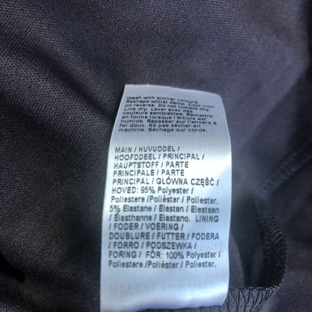 River Island Long Sleeve Crinkled Dress Grey