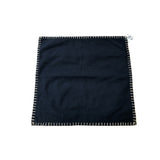 Navy Pillowcase Decorative Cushion Cover Soft Cotton Handmade 52.4 x 51CM