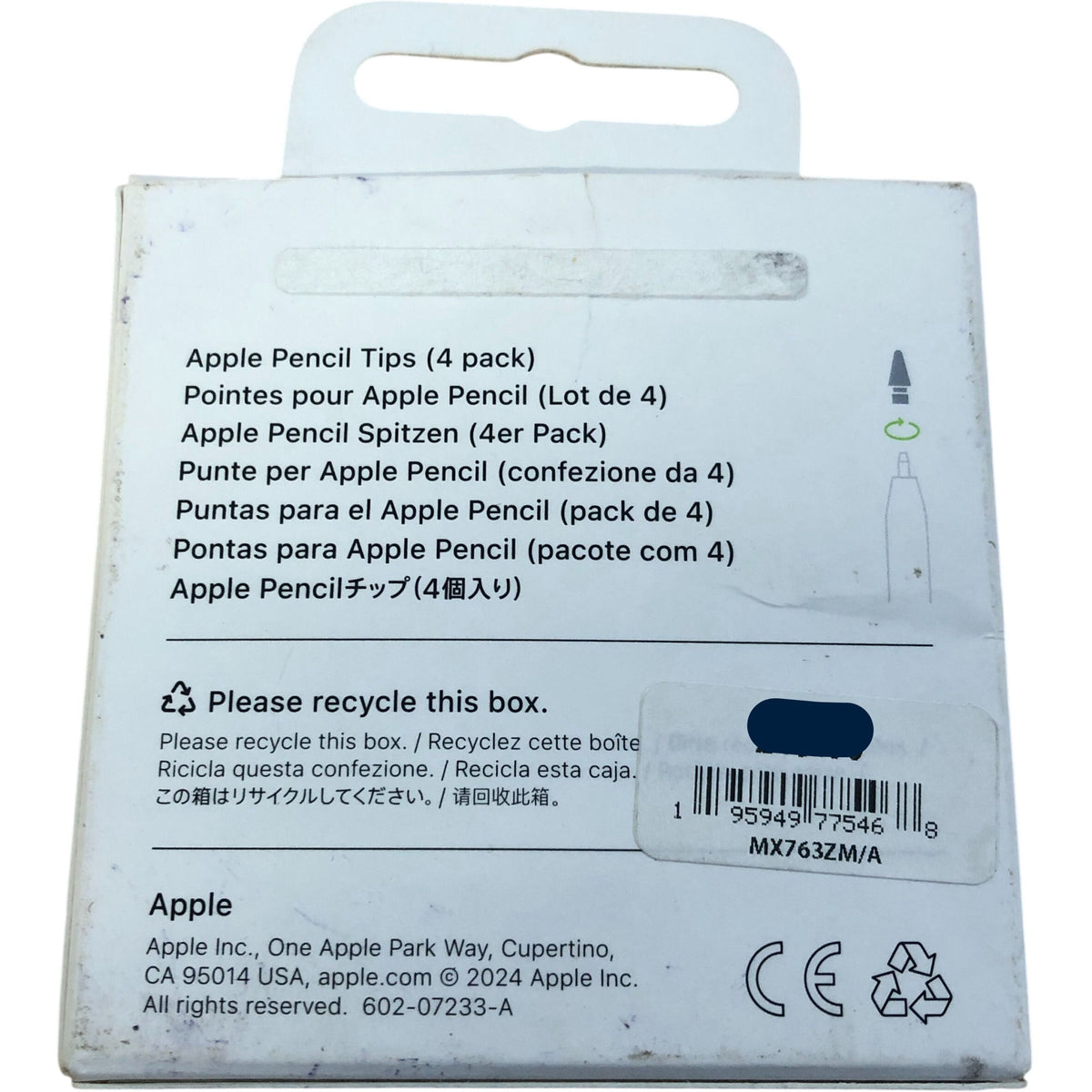 Apple Pencil Tips Pack of 3 Stylus Nibs Compatible with Apple Pencil
