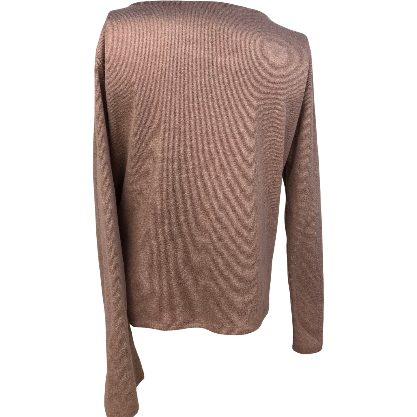 River Island Lounge Loft Sweater UK10 Women's Soft Knit Blush Long Sleeve Top