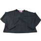 River Island Long Sleeve Top Size 10 Women's Black Sparkly Casual Jumper