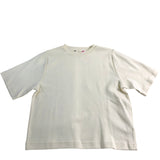 Branded T-Shirt Size M Women's Short Sleeve Casual Cotton Yellow Top