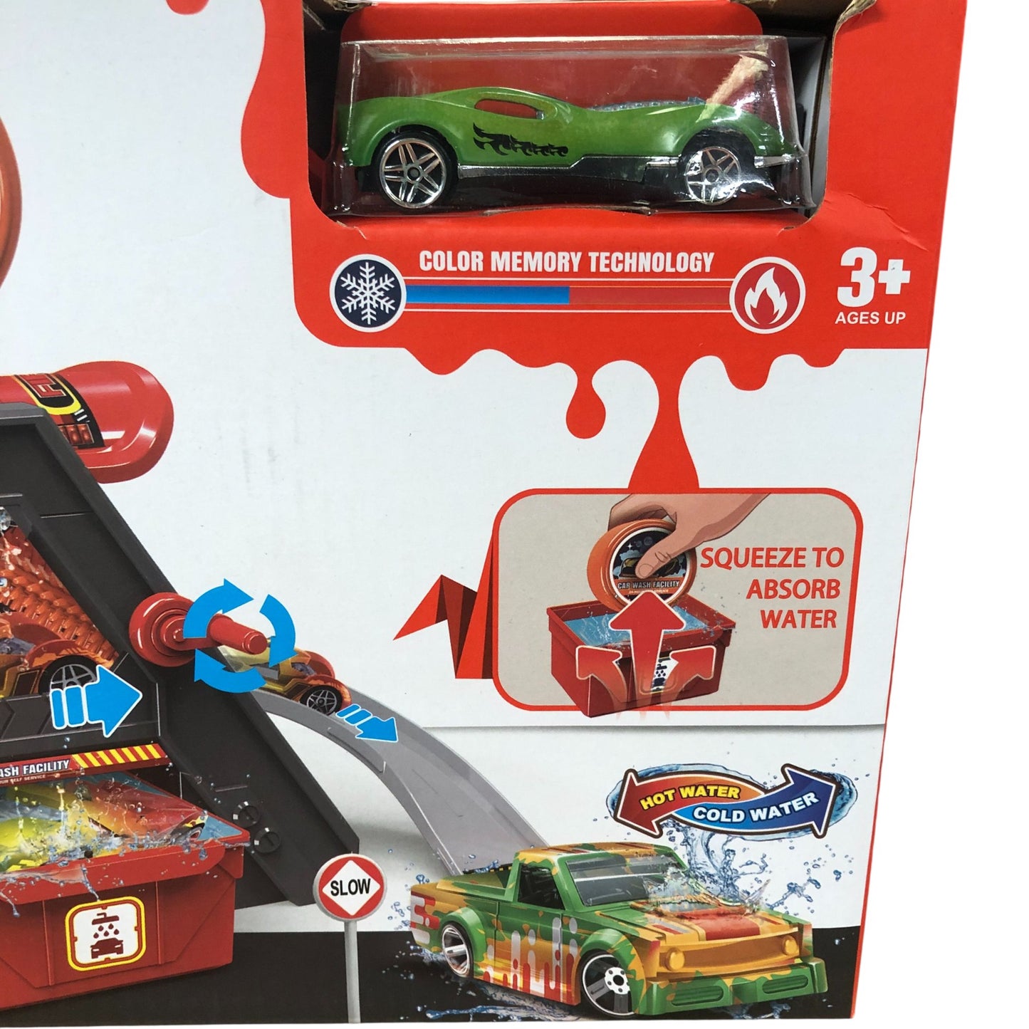 Six Six Zero Car Wash Facility Play Set Colour Memory Technology 28 Pieces