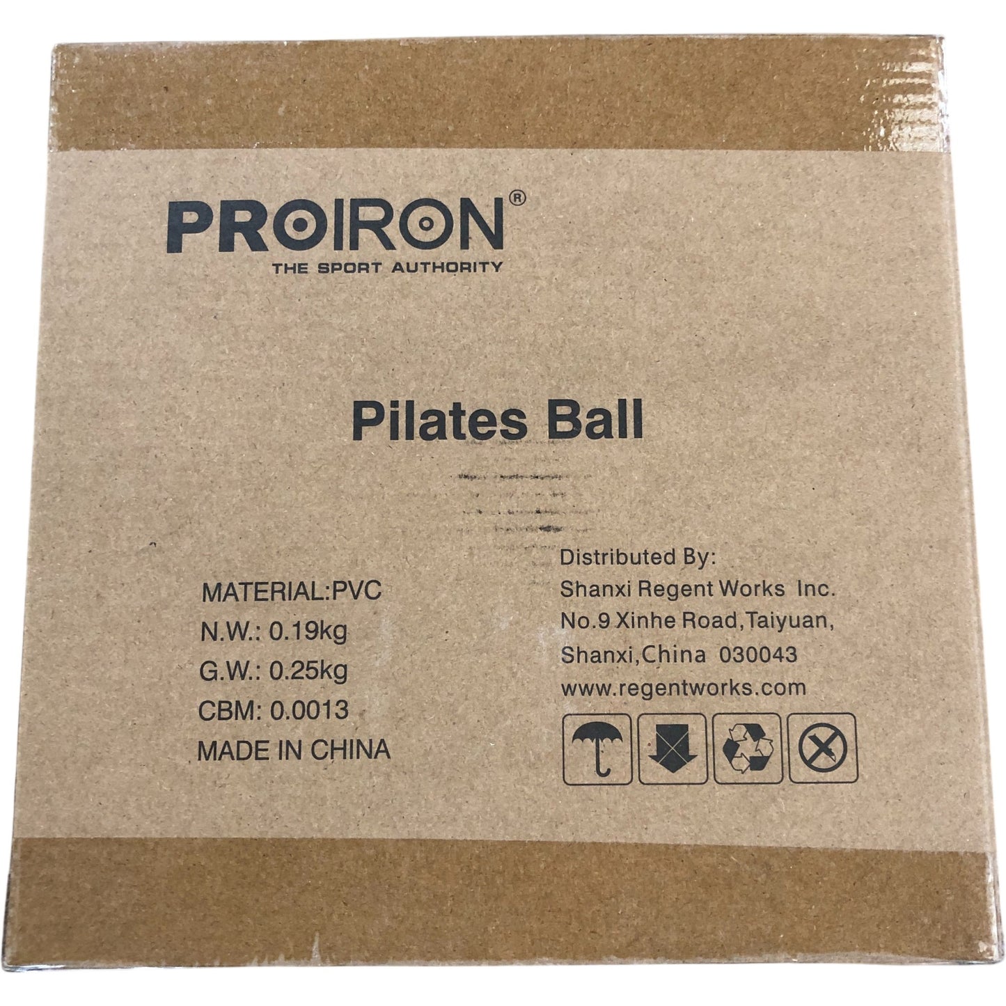 PROIRON Pilates Ball 25cm Blue PVC Exercise Equipment Fitness Accessory
