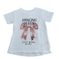 River Island Dancing Queen T-Shirt UK3-4 Years Girls White Sequin Bow Top