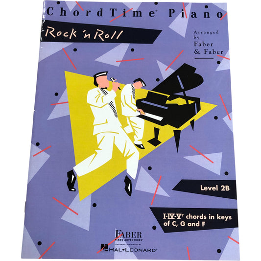 ChordTime Piano Rock n Roll Level 2B Arranged by Faber and Faber Music Book
