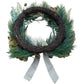 Beautiful Greenery Wreath With Eucalyptus Berries And Bow 18"