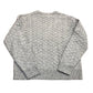 River Island Slim Fit Wool Blend Jumper Grey Textured Knit Sweater Size L