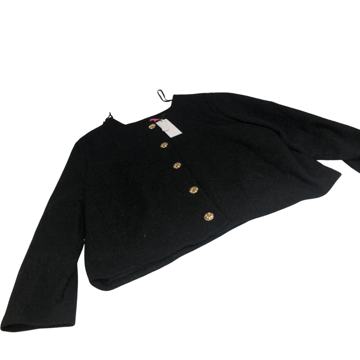 Cropped Cardigan Women's Black UK24
