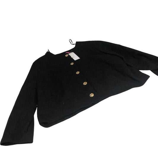 Cropped Cardigan Women's Black UK24