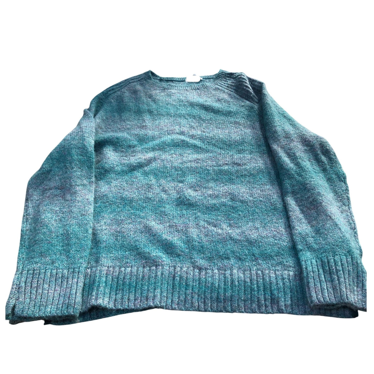Women's Jumper Size 22 Knit Sweater Multicoloured Wool Blend Long Sleeve