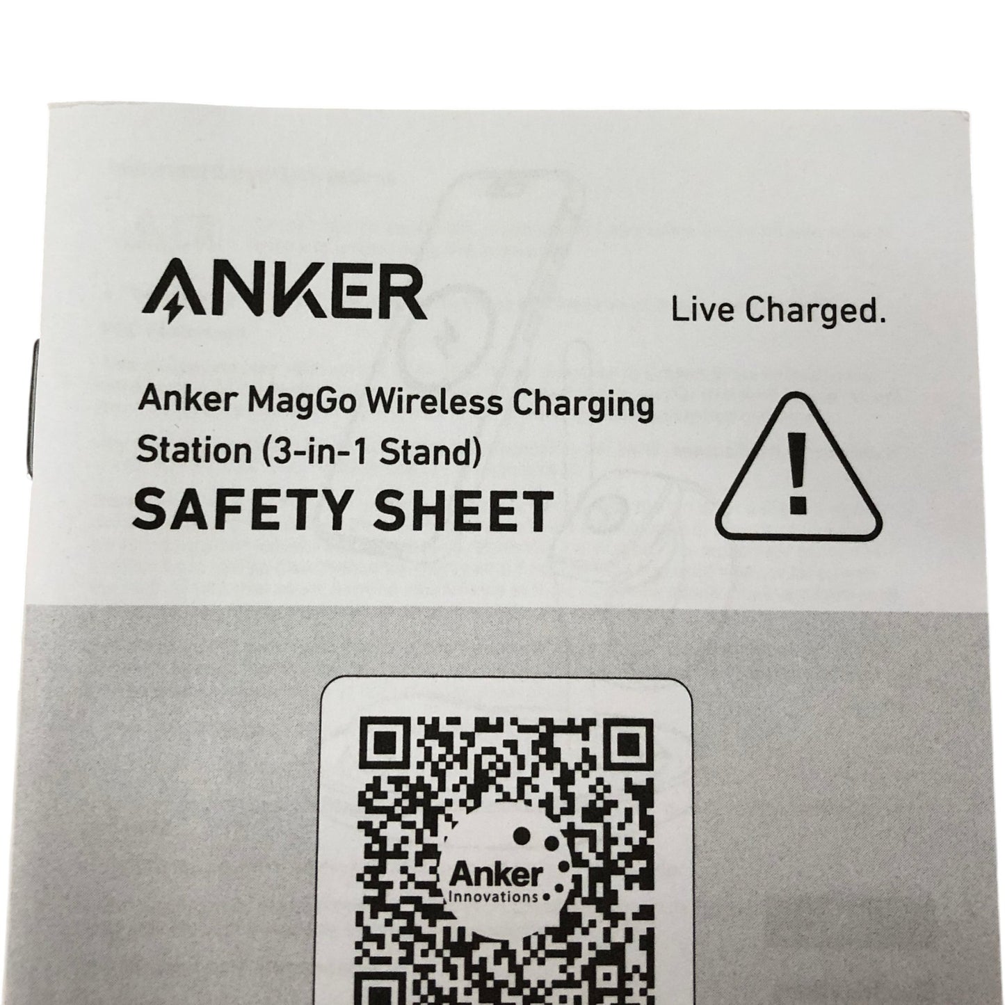 ANKER MagGo Wireless Charging Station 3-in-1 Stand Fast Charge Adapter