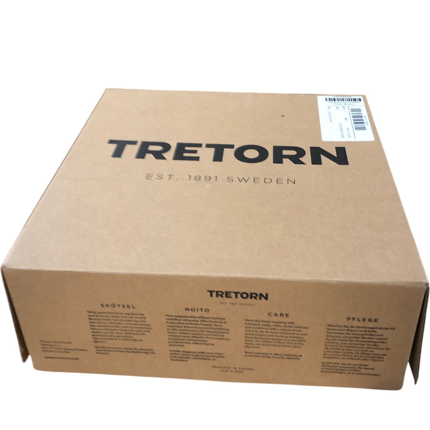 Tretorn EVA W 6.5 Women's Black Rubber Chelsea Boots Warm Lining Waterproof