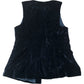 Black Velvet Waistcoat Size 10