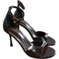 River Island Heels UK5 Women's Brown Open Toe Stiletto