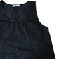 Baukjen UK14 Women's Black Organic Cotton Sleeveless Dress With Pockets
