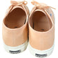 SUPERGA 2750-COTU Classic Trainers UK6.5 Women's Pink Peach Canvas Shoes