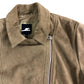 Branded Neutral Suede Jacket Size 18