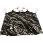 River Island Women Camisole Top Size 12 Animal Print Lace Trim