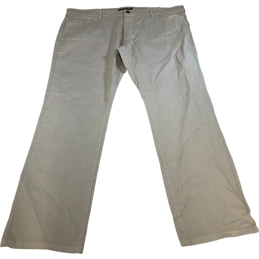 French Connection Casual Chinos Men's Beige Comfortable Cotton Trousers 30W 31L