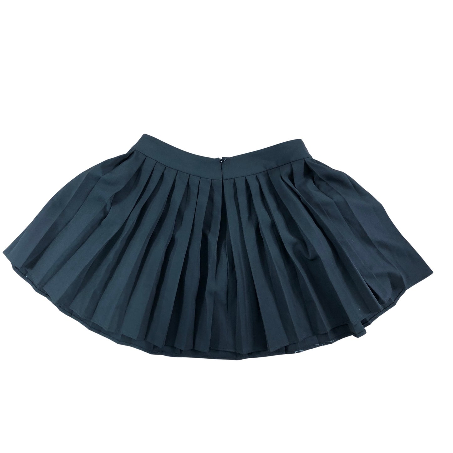 River Island Black Pleated Skirt UK12 Women's Stylish Knee Length Fashion