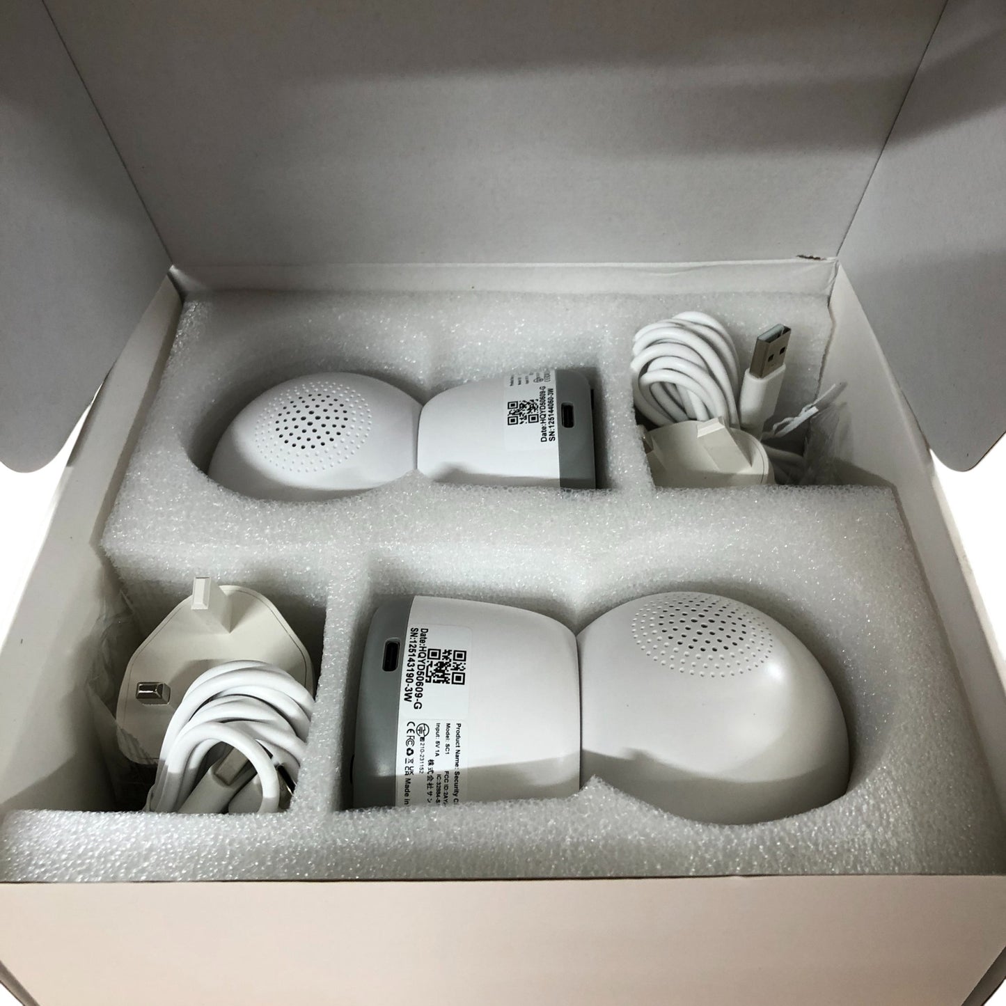 ieGeek Indoor WiFi Security Camera SC1 2 Pack QHD PTZ Camera with Auto Tracking