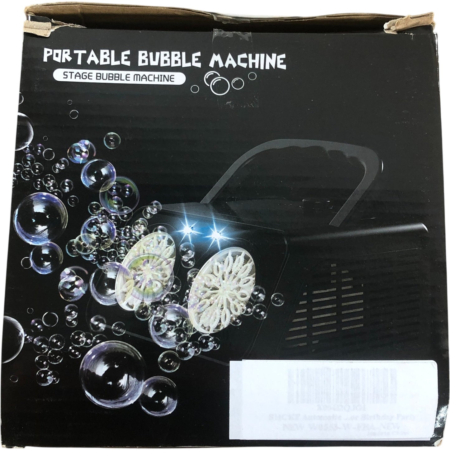 Portable Bubble Machine Ideal For Parties Events Fun