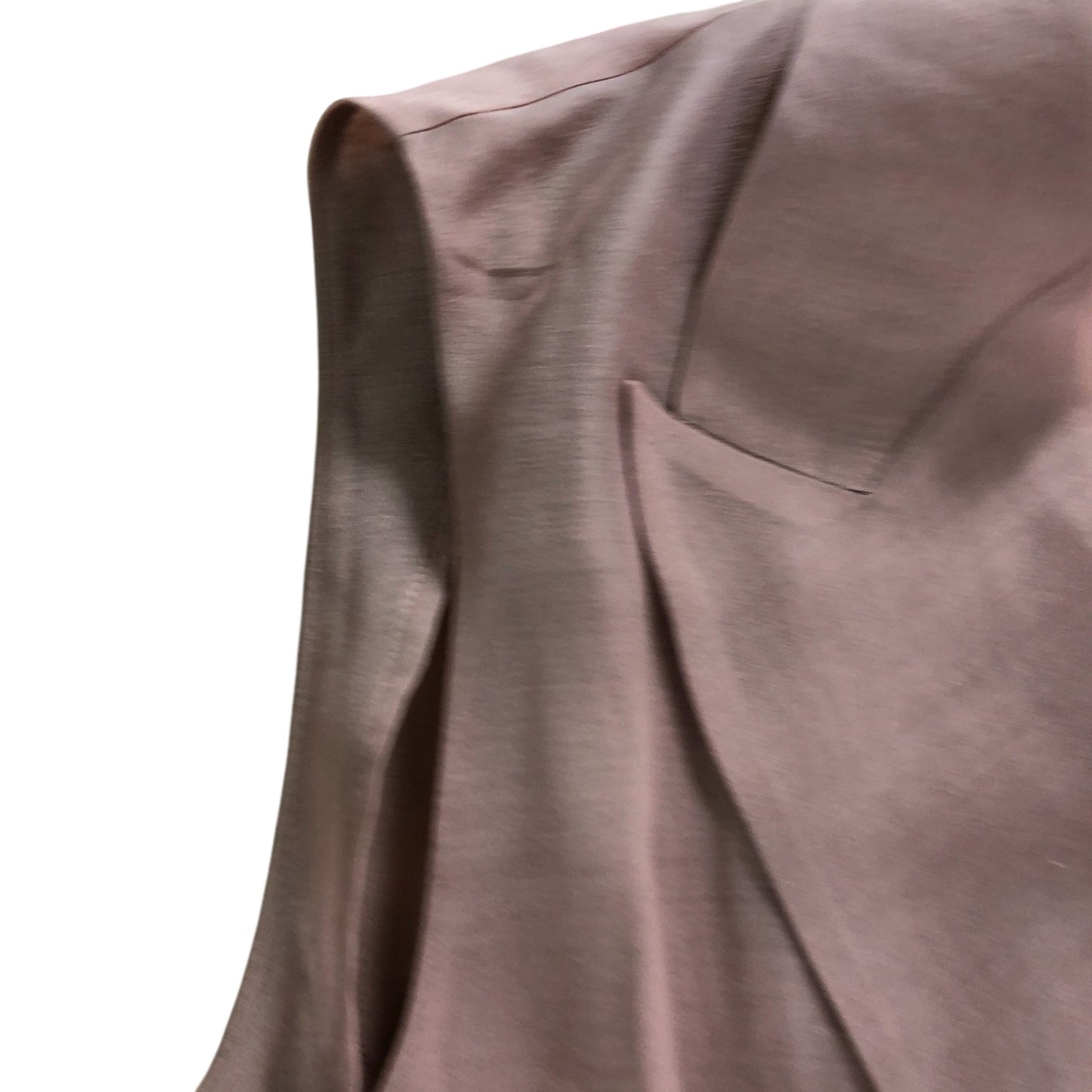 Branded Pink Double Breasted Sheer Waistcoat - Size 16