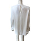 River Island UK12 Women's White Long Sleeve Blouse With Lace Detail