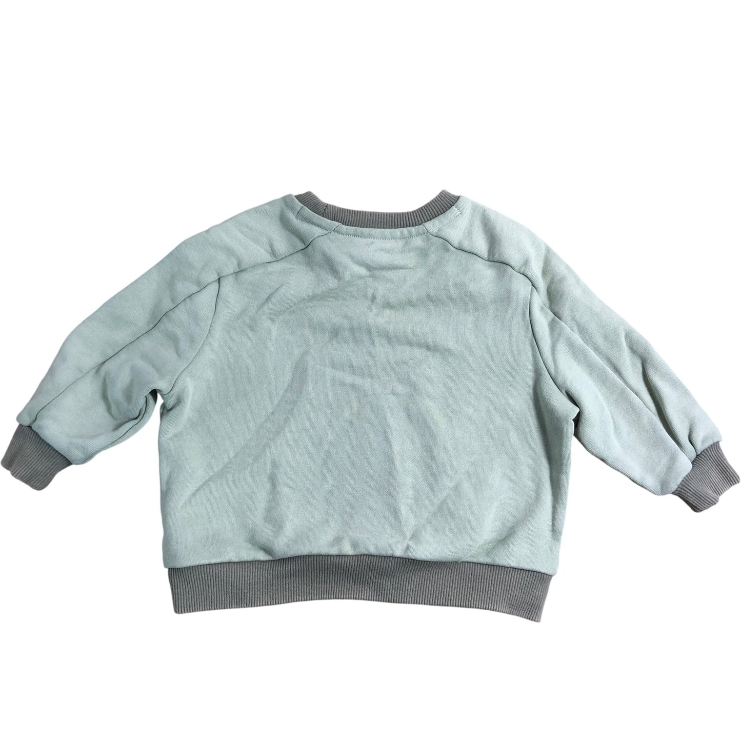 AllSaints Sage Sweatshirt 12-18 Months Unisex Kids Crew Neck Long Sleeves
