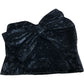 Hutch Women’s Black Strapless Velvet Bow Top - Size Medium