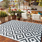 CHOSHOME Outdoor Rug for Garden 150x240CM Large Outdoor Rug
