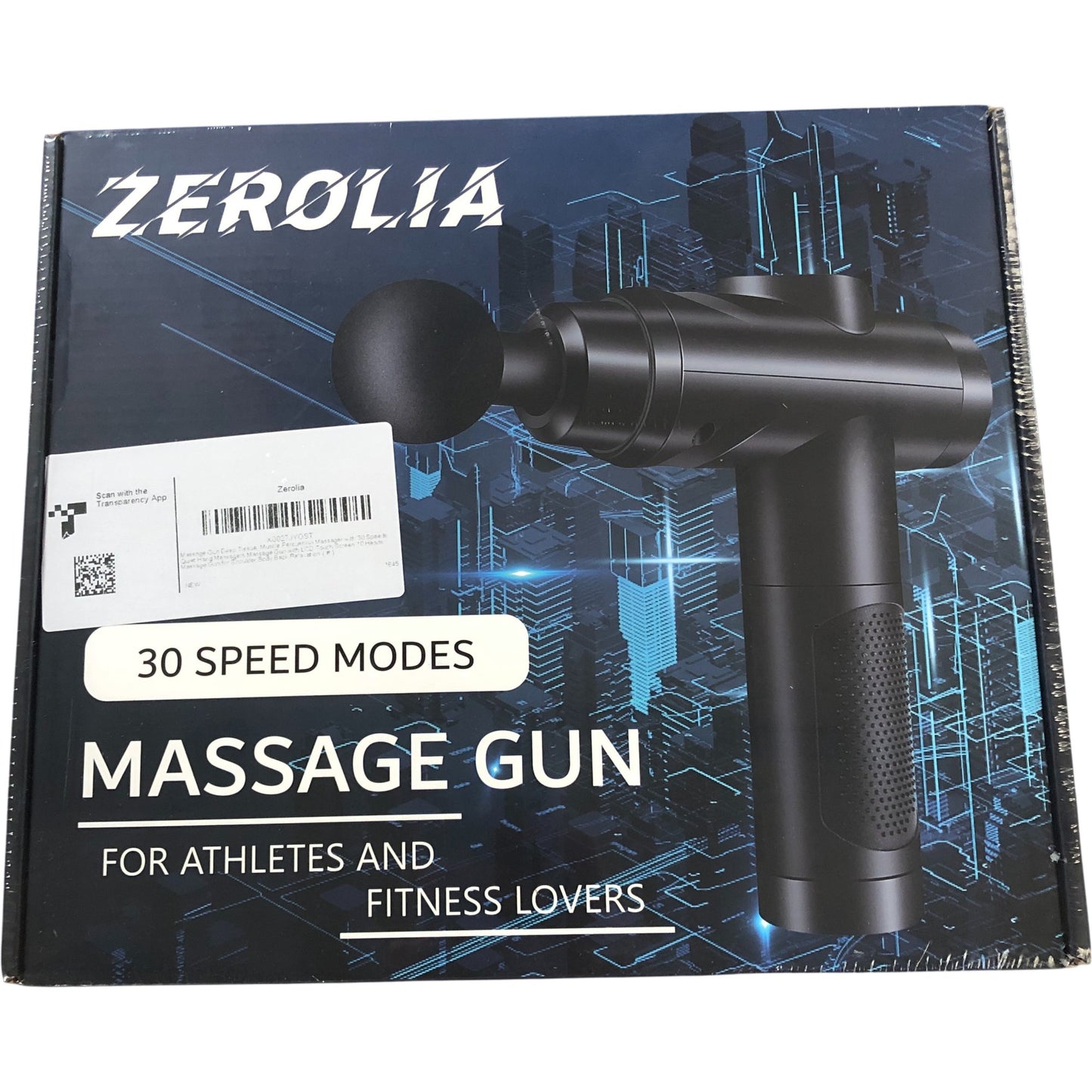 Zerolía Massage Gun A3 30 Speed Modes For Athletes And Fitness Lovers