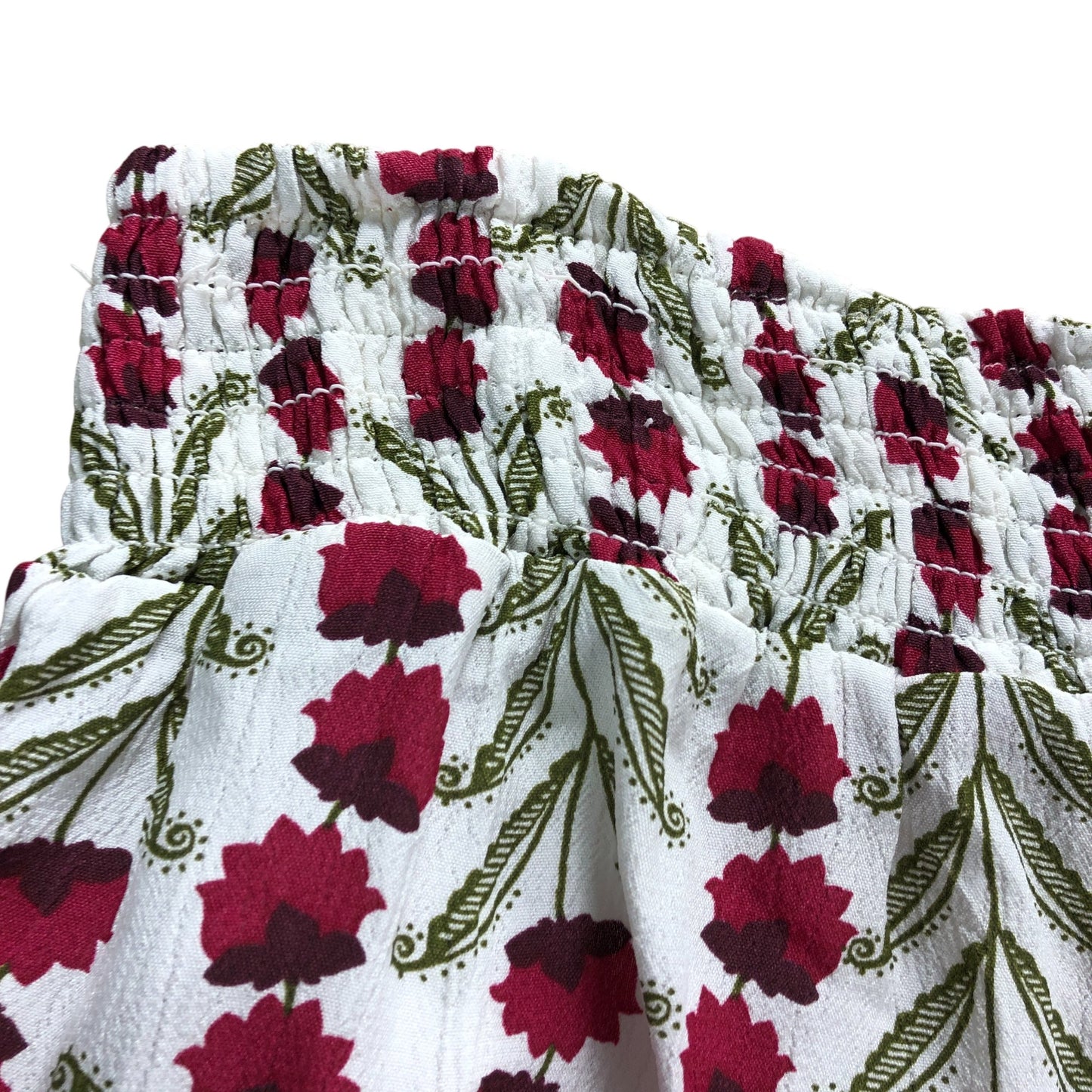 Branded Floral Print Wide Leg Trousers - Size 18