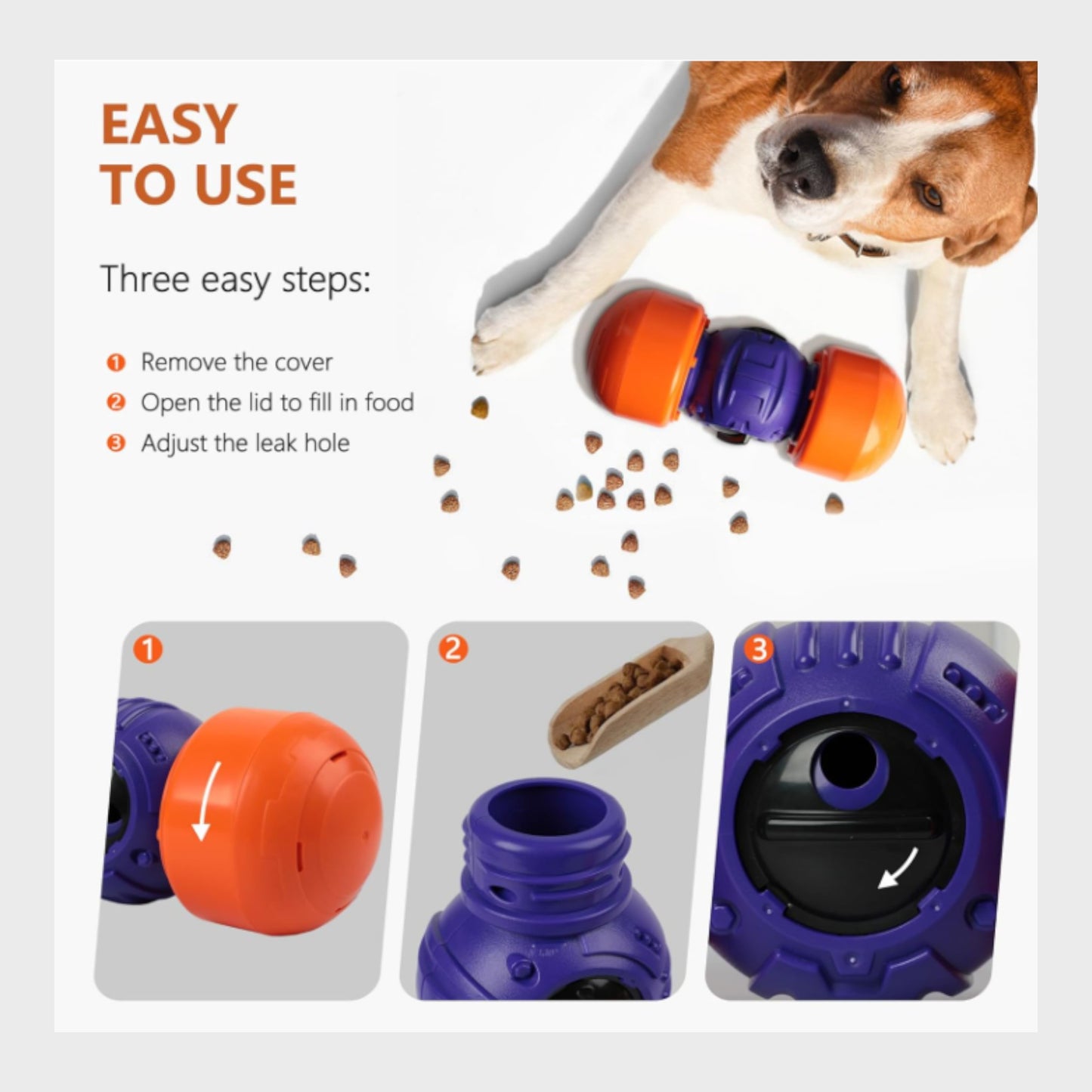 Interactive Dog Treat Toy