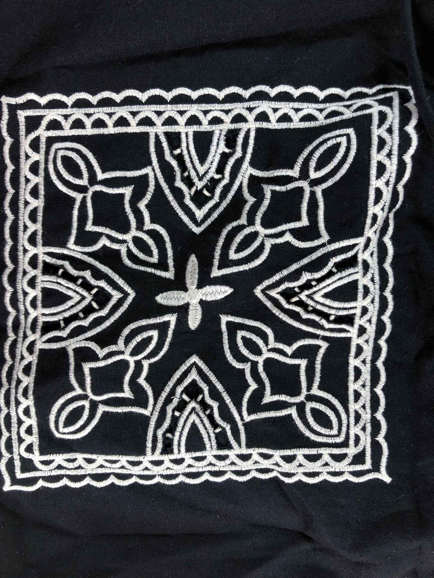 River Island Studios Women's Black Embroidered Shorts Size 20 Summer Style