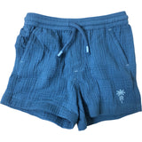 River Island Mini Boys Blue Shorts Size 2-3 Years Lightweight Casual Wear