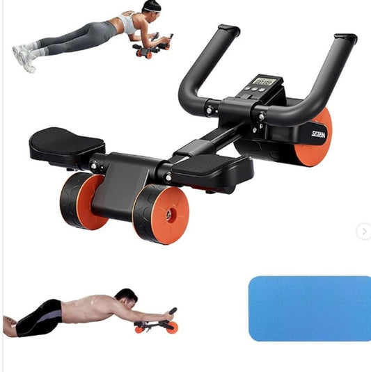 Bn-lei Ab Roller Elbow Support with Mat and Timer